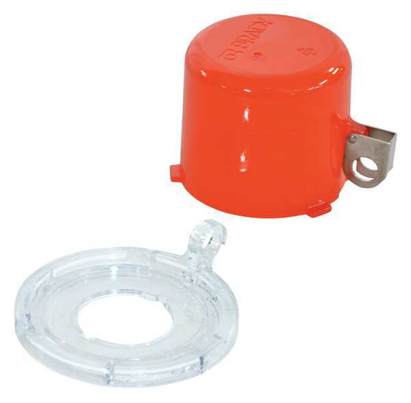 Push Button Lockout, 30mm, Plastic