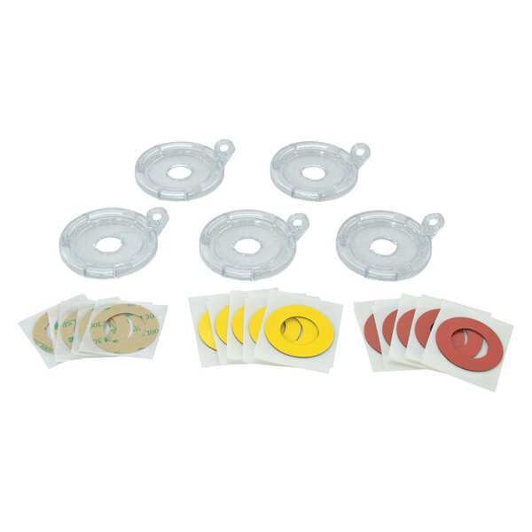 Push Button Lockout Base, 16mm, Plastc, PK5