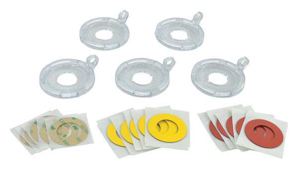 Push Button Lockout Base, 22mm, Plastc, PK5