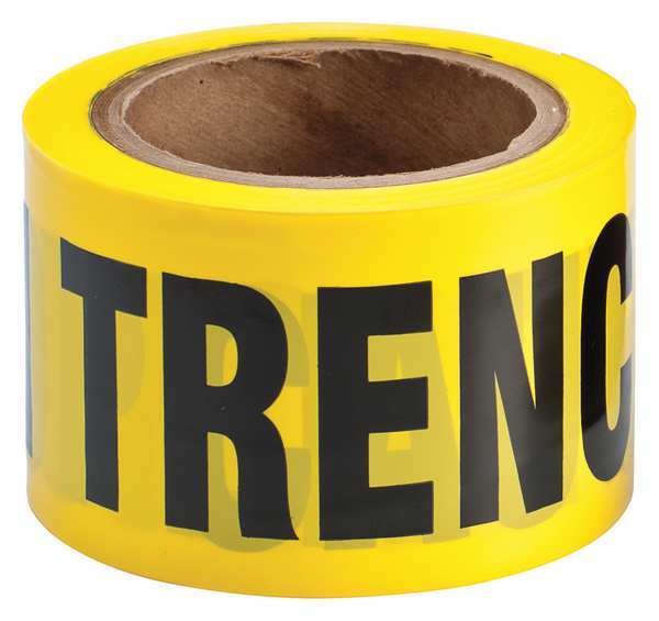 Barricade Tape, Polyethylene, 200 ft.