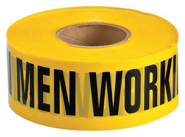 Barricade Tape, Polyethylene, 1000 ft.