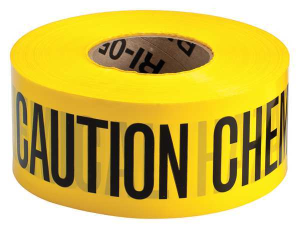 Barricade Tape, Polyethylene, 1000 ft.