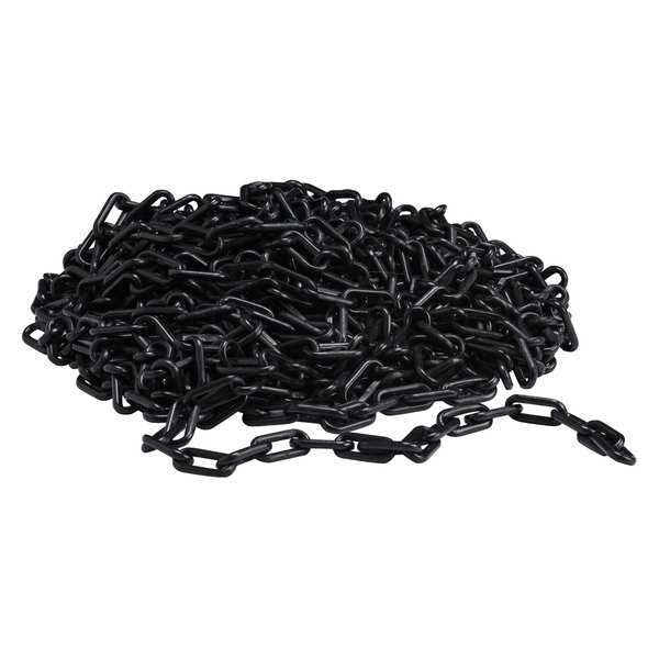 Plastic Chain, 2 In x 100 ft, Black