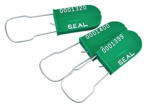 Padlock Seal, Polypropylene, PK100