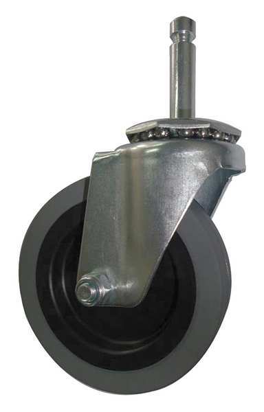 Swivel Stem Castr, Polyurthan, 4 in, 150 lb