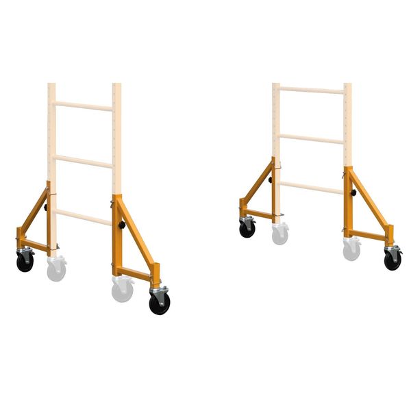 Outrigger Kit, Steel, Powder Coat