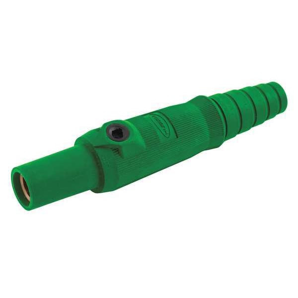 Connector, 3R, 4X, 12, Female, Green, 8-2