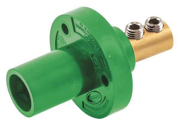 Receptacle, Male, Green, 8-2,150AC/DC