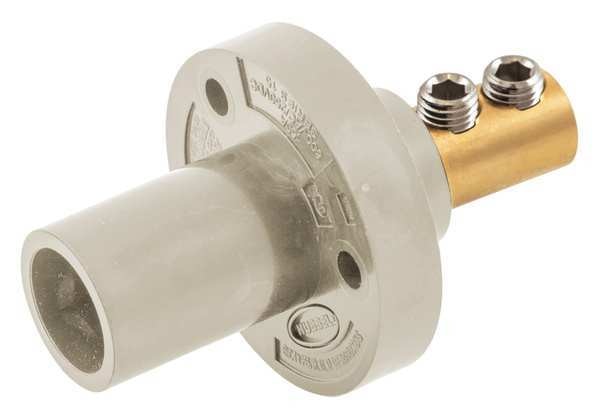 Receptacle, Wht, 8-2, Male, Taper Nose