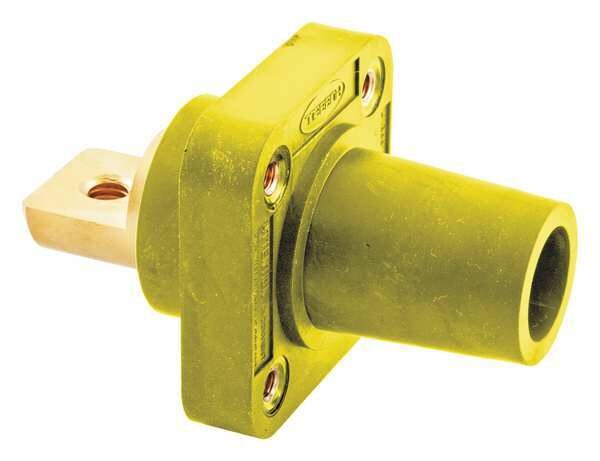 Receptacle, Female, Ylw, Taper, Double Set