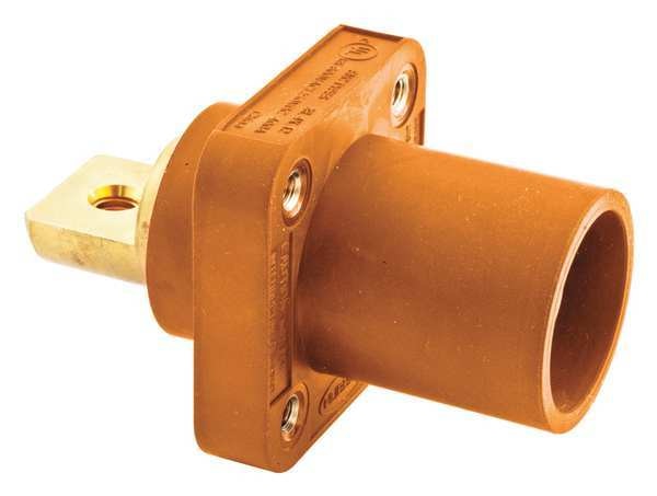 Receptacle, Orng, Male, Double Set, Taper