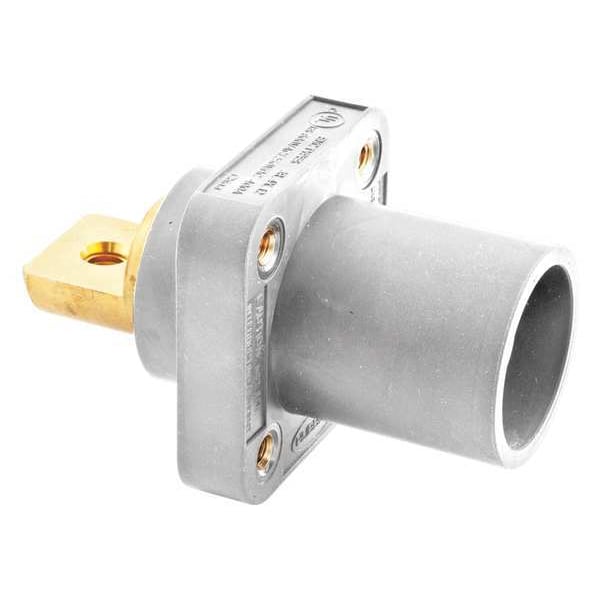 Receptacle, Wht, Male, Double Set Screw