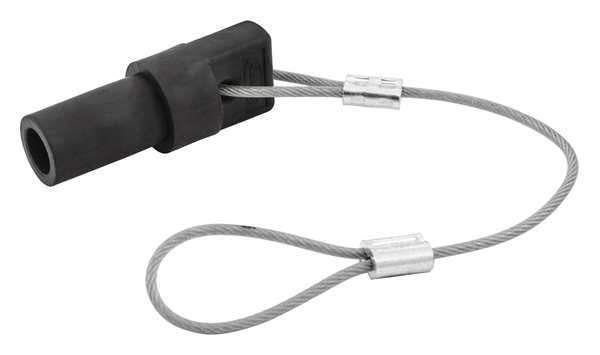Single Pole Connector, Protective Cap, Blk