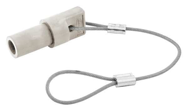 Single Pole Connector, Protective Cap, Wht