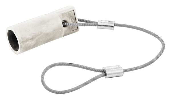Single Pole Connector, Protective Cap, Wht