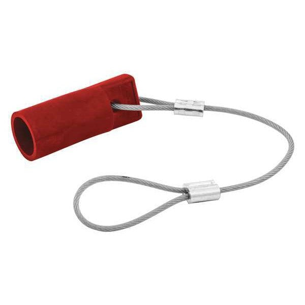 Single Pole Connector, Protective Cap, Red