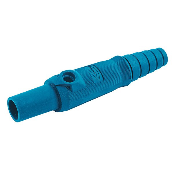 Single Pole Connector, Female, Blue