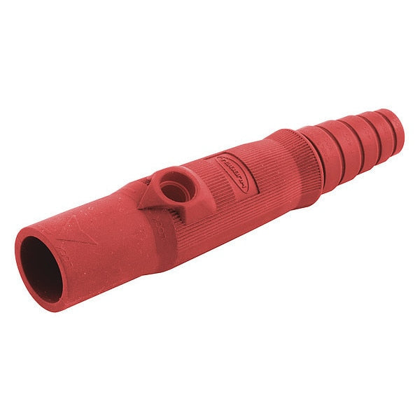 Single Pole Connector, Male, Red