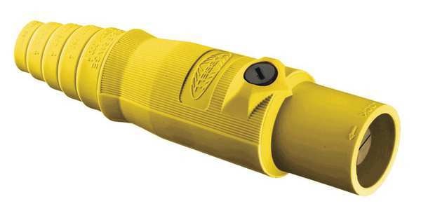Connector, 3R, 4X, 12, Male, Yllow, 6 to 2/0