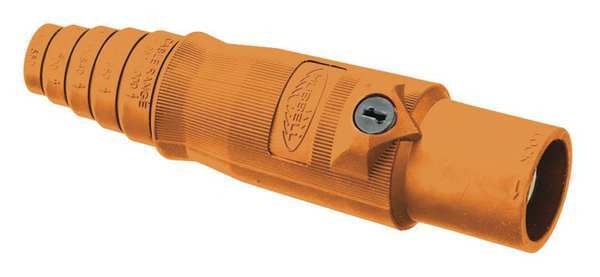 Connector, 3R, 4X, 12, Male, Org, 2/0 to 4/0