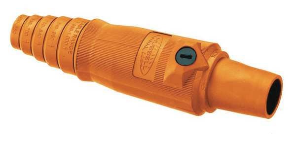 Connector, 3R, 4X, 12, Female, Orange, 2/0 to 4/0