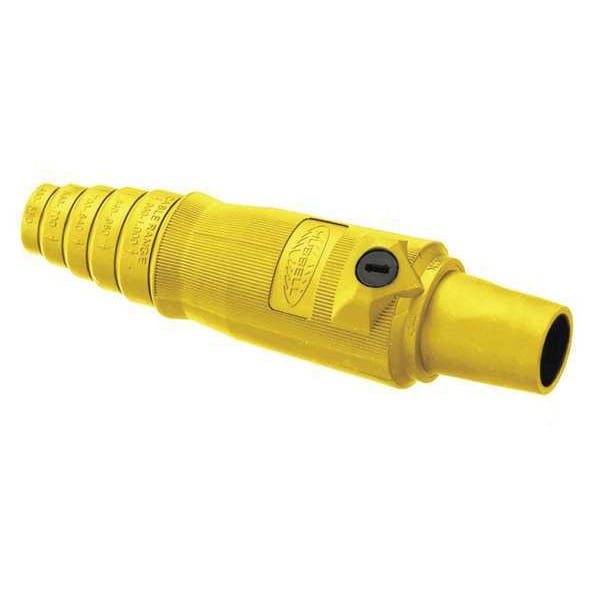 Connector, 3R, 4X, 12, Female, Yellow, 2/0 to 4/0