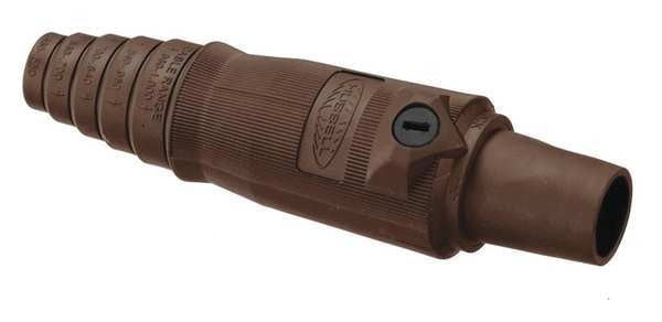 Connector, 3R, 4X, 12, Female, Brown, 2/0 to 4/0
