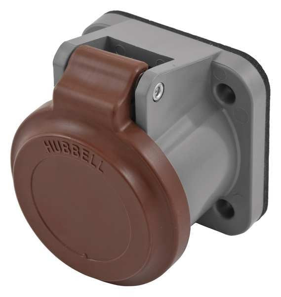Single Pole Connector, Non-Met Cover, Brwn