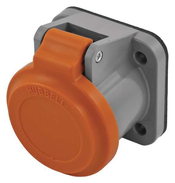 Single Pole Connector, Non-Met Cover, Orng