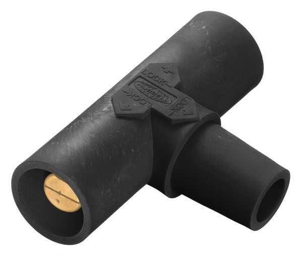 Paralleling Tee, Blk, 600VAC/250VDC