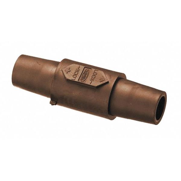 Double Connector, 300/400AC/DC, Brn