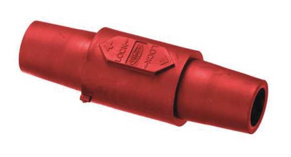 Double Connector, 300/400A, Single Pin, Red