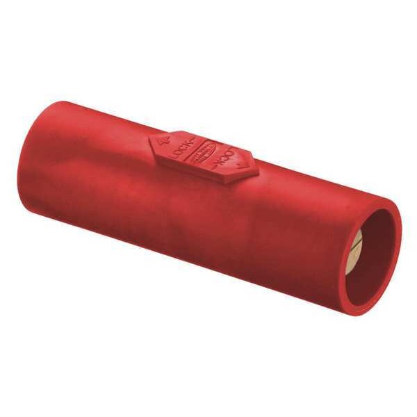 Double Connector, 600VAC/250VDC, Red