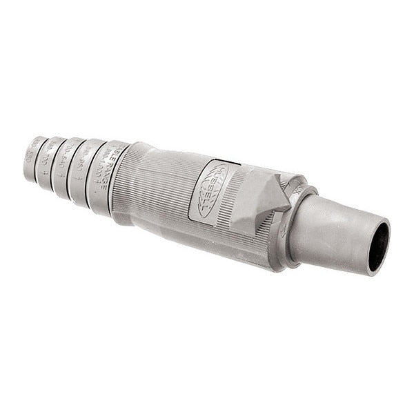 Single Pole Connector, Female, White