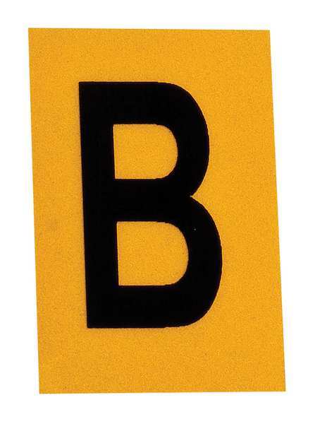 Letter Label, 1in.H Character, PK25
