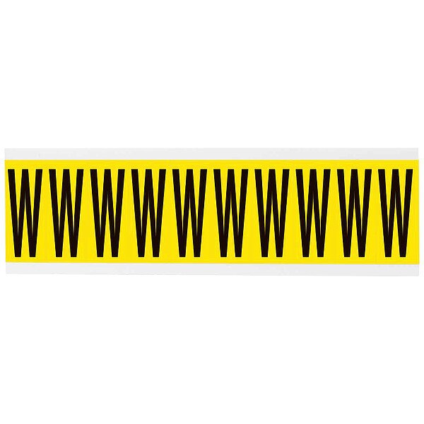 Letter Label, 1-15/16in.H Character, Vinyl