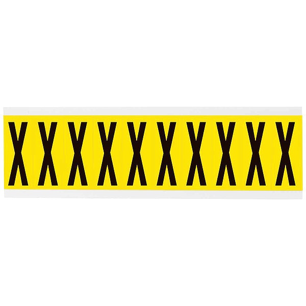 Letter Label, 1-15/16in.H Character, Vinyl
