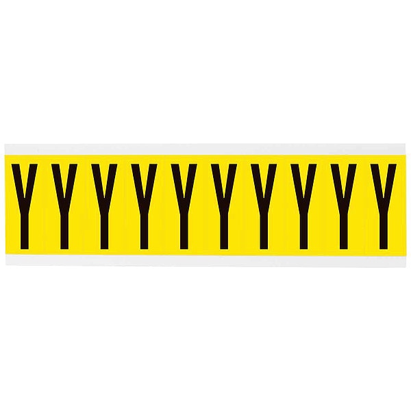 Letter Label, 1-15/16in.H Character, Vinyl