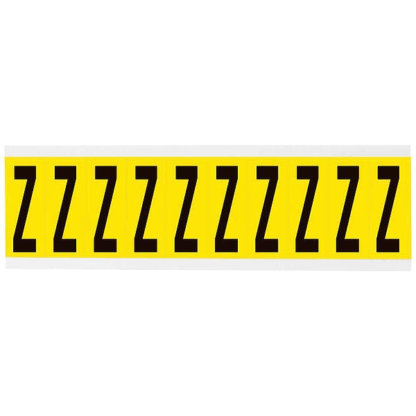 Letter Label, 1-15/16in.H Character, Vinyl