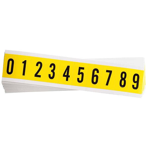 Letter Labels Kit, 1in.H Character, PK25