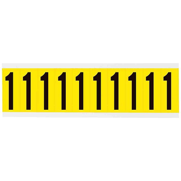 Number Label, 1-15/16in.H Character, Vinyl