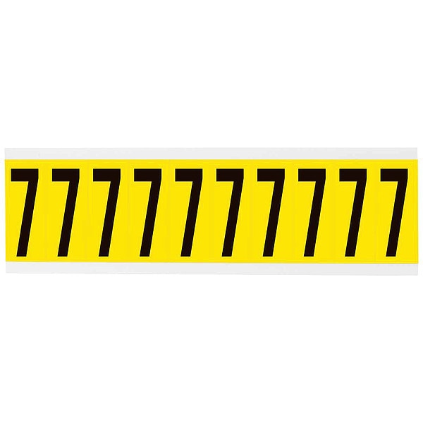 Number Label, 1-15/16in.H Character, Vinyl