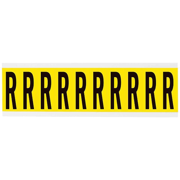 Letter Label, 1-15/16in.H Character, Vinyl