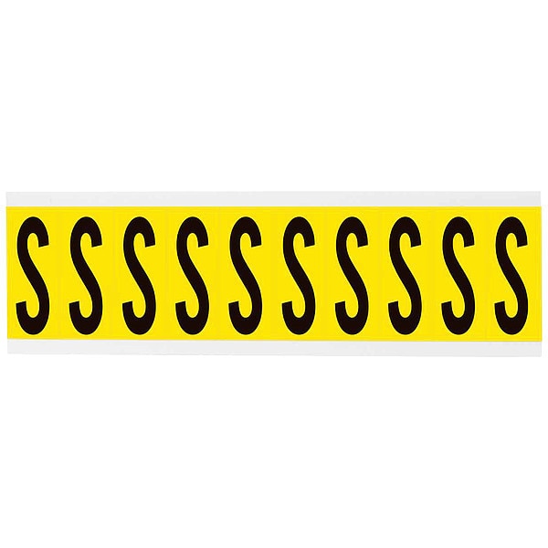 Letter Label, 1-15/16in.H Character, Vinyl