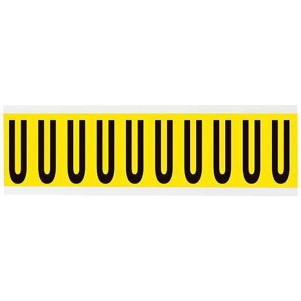 Letter Label, 1-15/16in.H Character, Vinyl