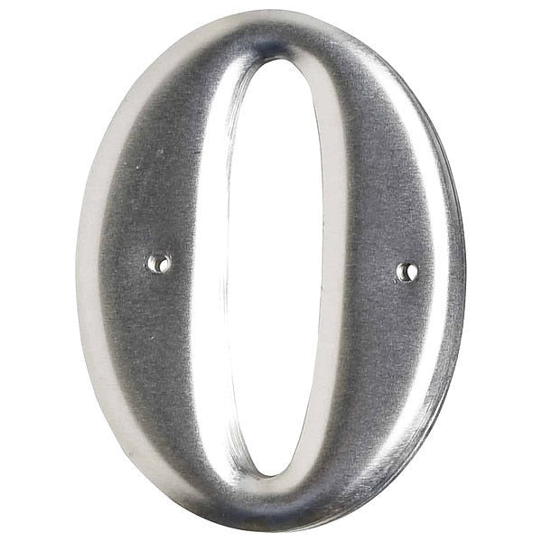 Aluminum Number, 3in.H Character, PK10