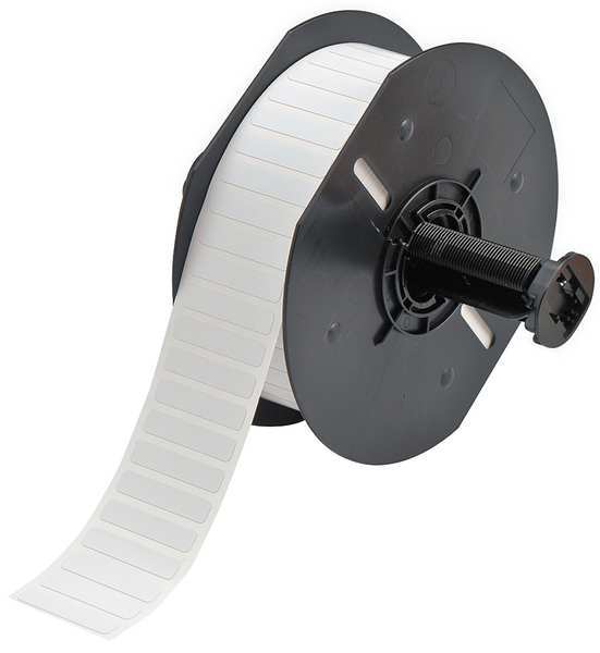 Printer Label, 1/4inHx1-1/4inW, Polyamide