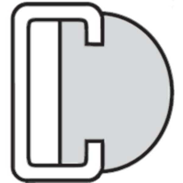 Belt Guide, 10 ft., UHMW, Channel Type C3