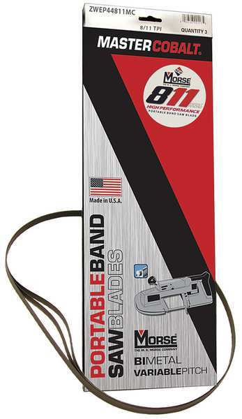 Portable Band Saw Blade, 44-7/8in, PK25