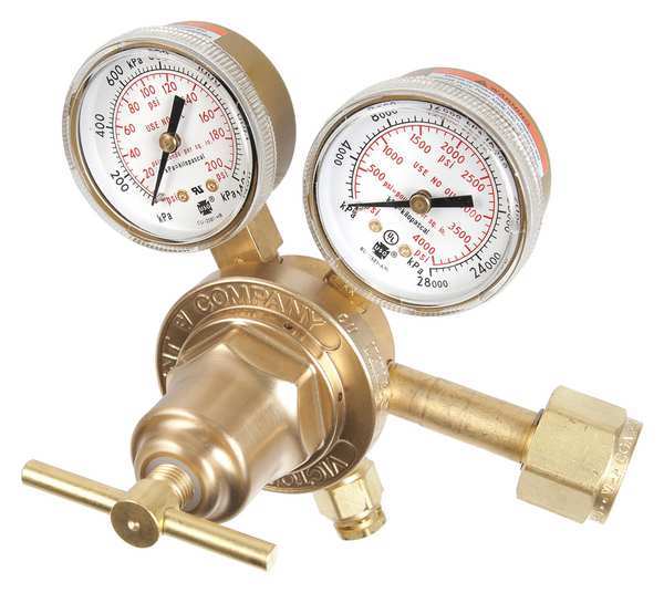 Gas Regulator, Single Stage, CGA-510, 4 to 80 psi, Use With: Liquefied Propane